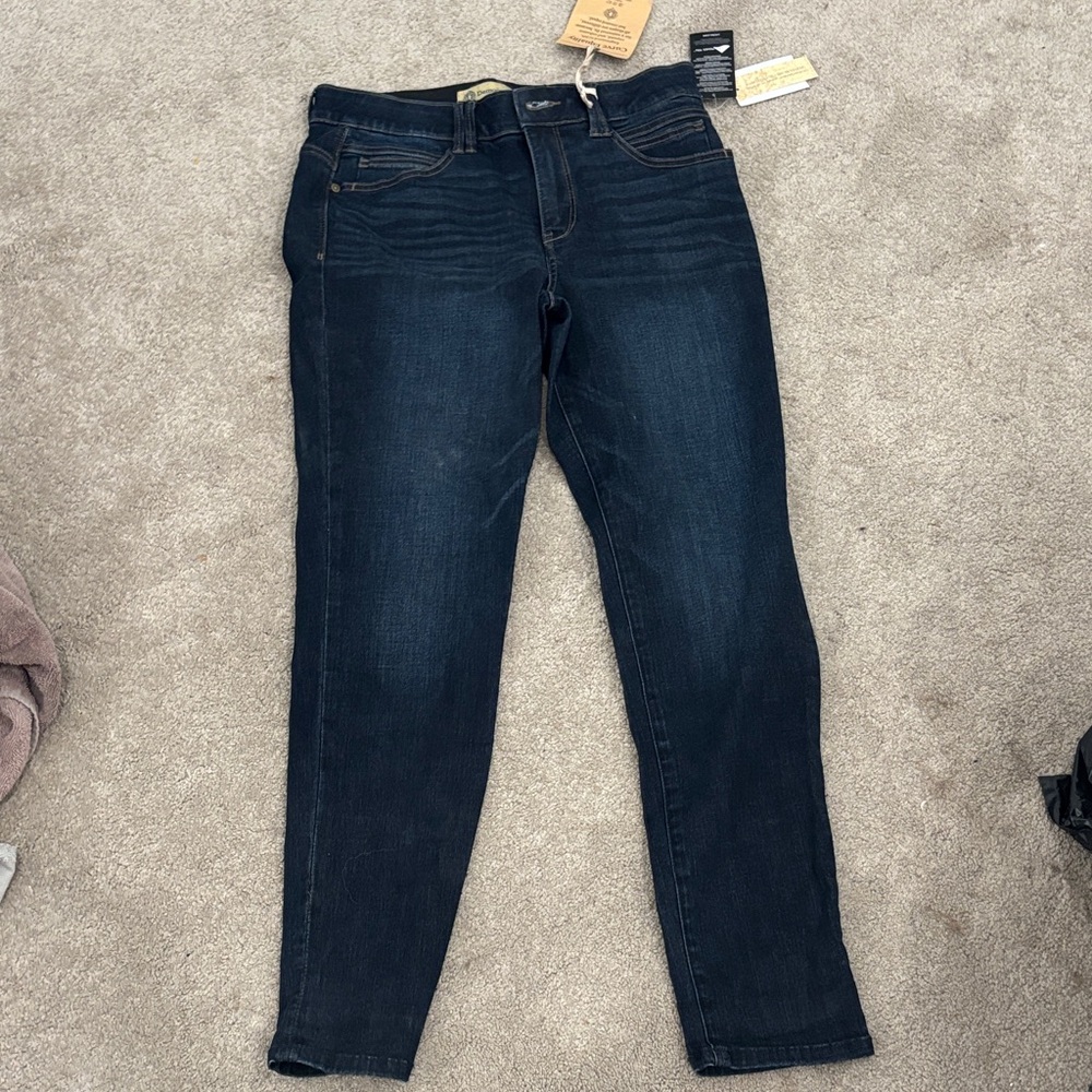 Democracy Women's Deep Indigo Skinny stretch Jeans